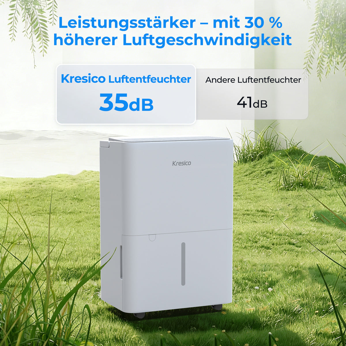 Kresico Elektrischer Luftentfeuchter 12 L